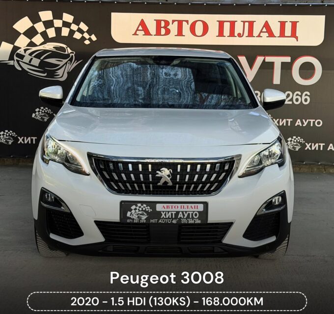 Peugeot 3008 - 1.5 HDI (130KS) - 2020